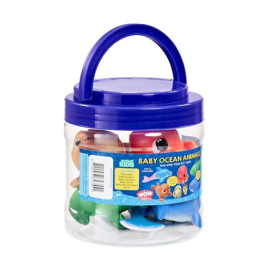 Goliath® WOW in the World Soft Baby Ocean Animals Bucket Set